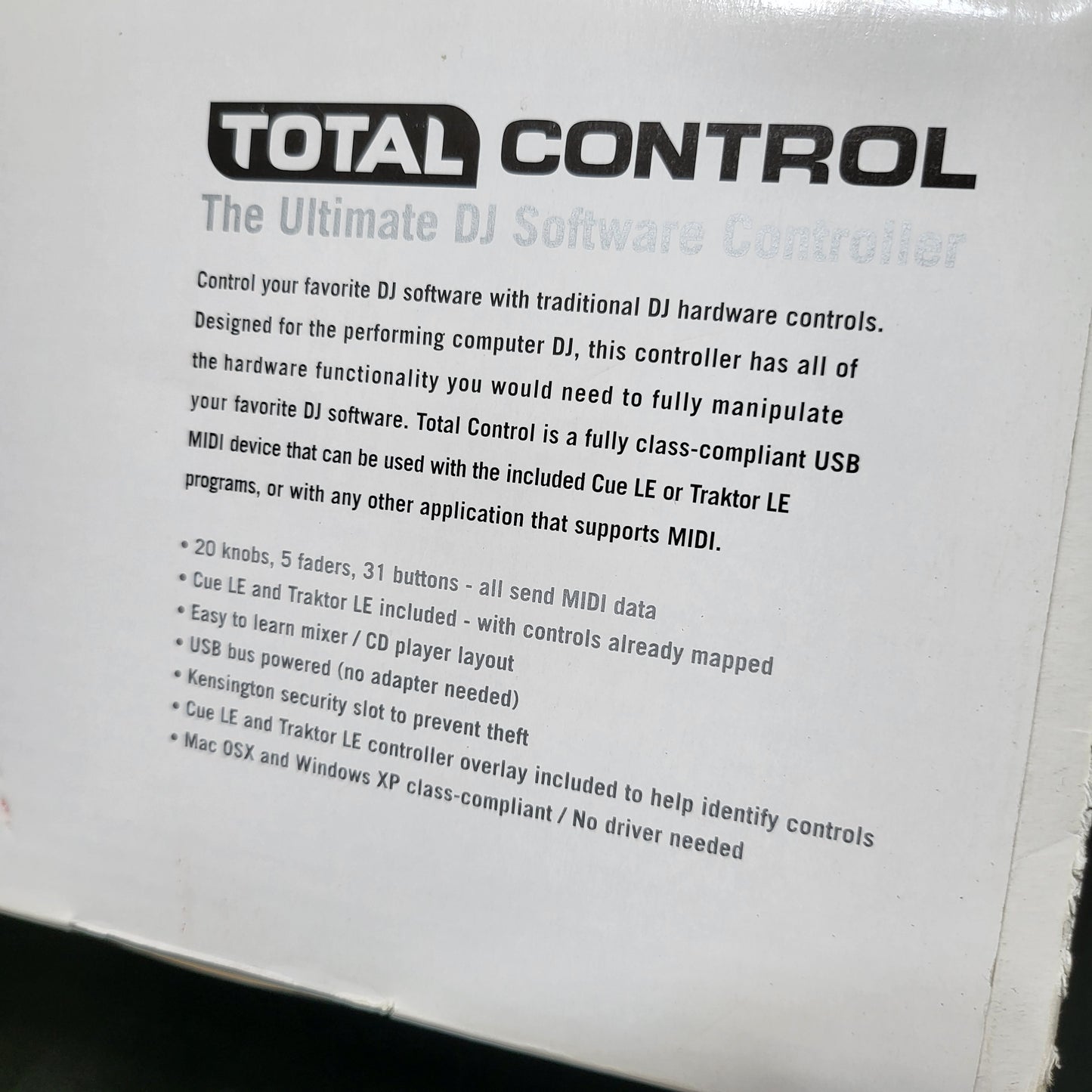 Numark Total Control DJ Controller